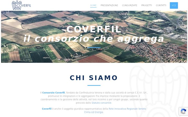 Screenshot of coverfil.it