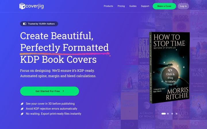 Screenshot of coverjig.com