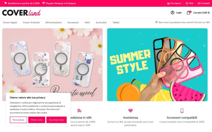 Screenshot di coverland.net