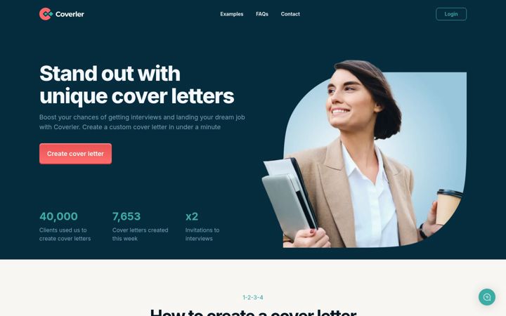 Screenshot of coverler.com
