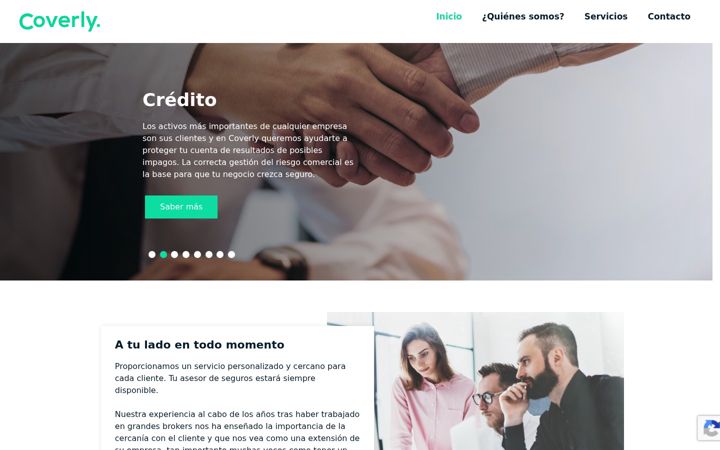 Ekrano kopija coverly.es