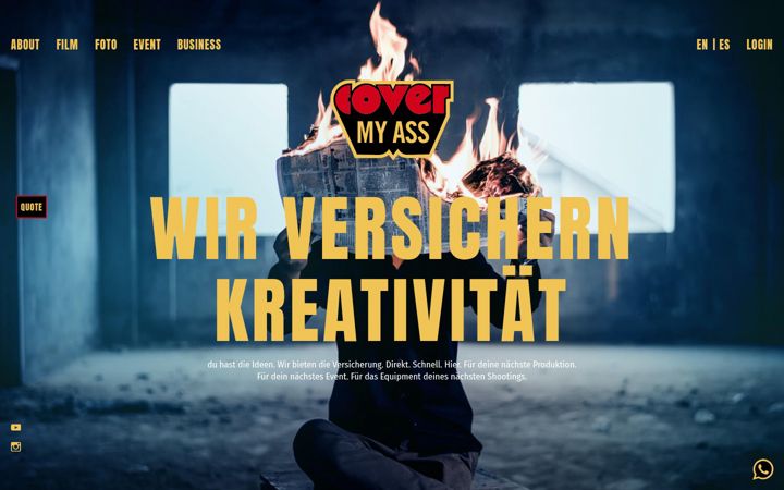 Screenshot of covermyass.eu
