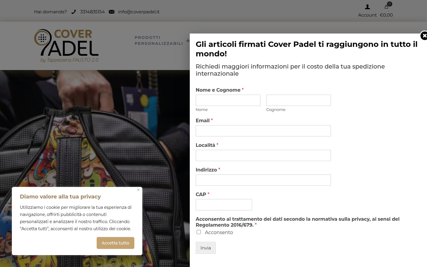 Zrzut ekranu banera zgody wyświetlanego przed jakąkolwiek interakcją