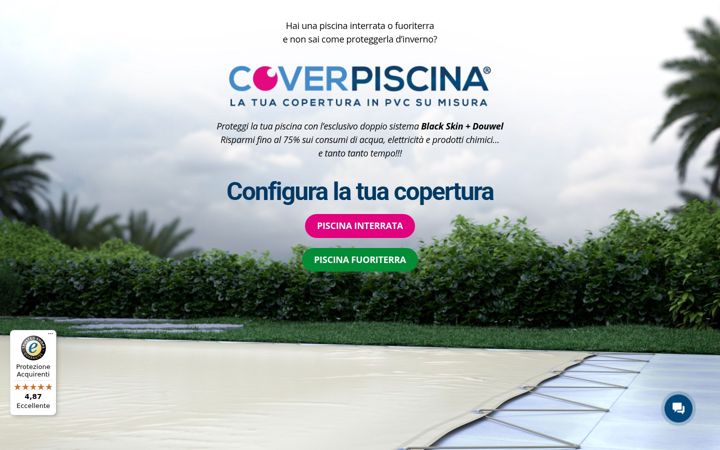 Screenshot of coverpiscina.com