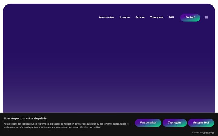 Screenshot of coverpose.be