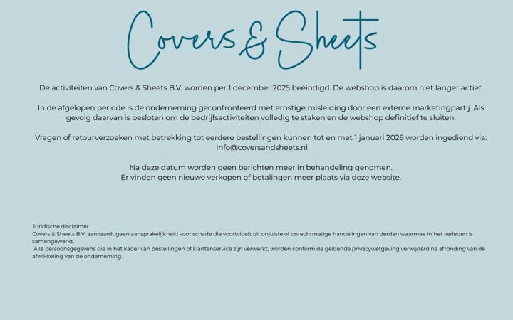 Screenshot of coversandsheets.nl