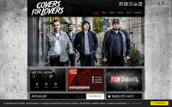 Skärmbild av coversforlovers.cz