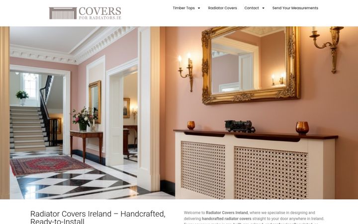 Skærmbillede af coversforradiators.ie