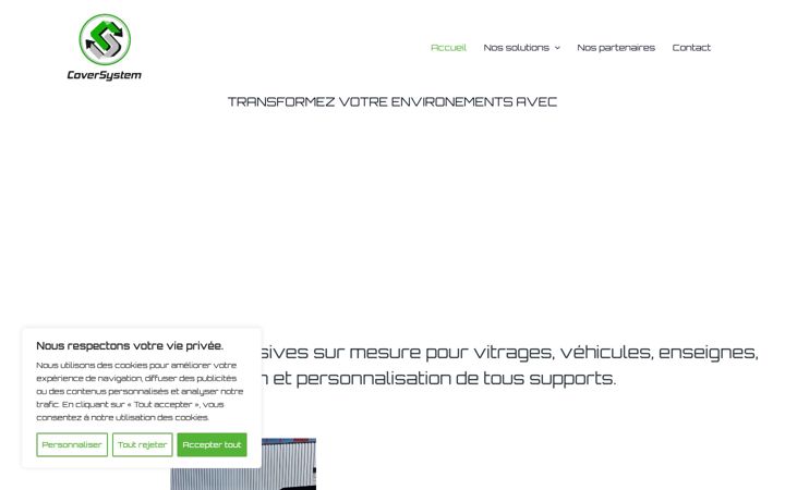 Screenshot of coversystem.ch