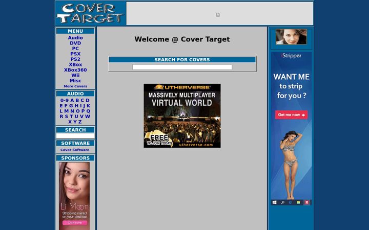 Screenshot of covertarget.com
