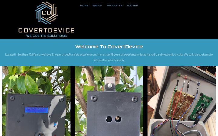Screenshot of covertdevice.com