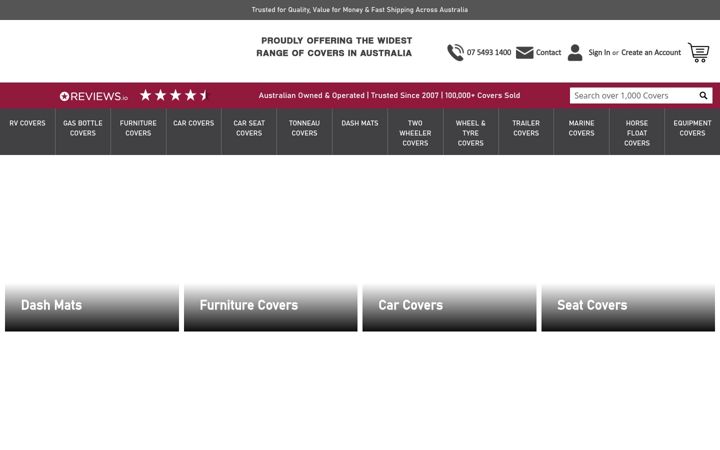 Screenshot of coverworld.com.au