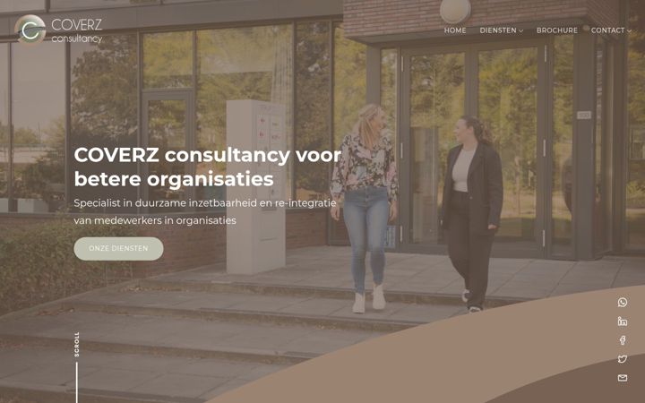 Screenshot of coverzconsultancy.nl