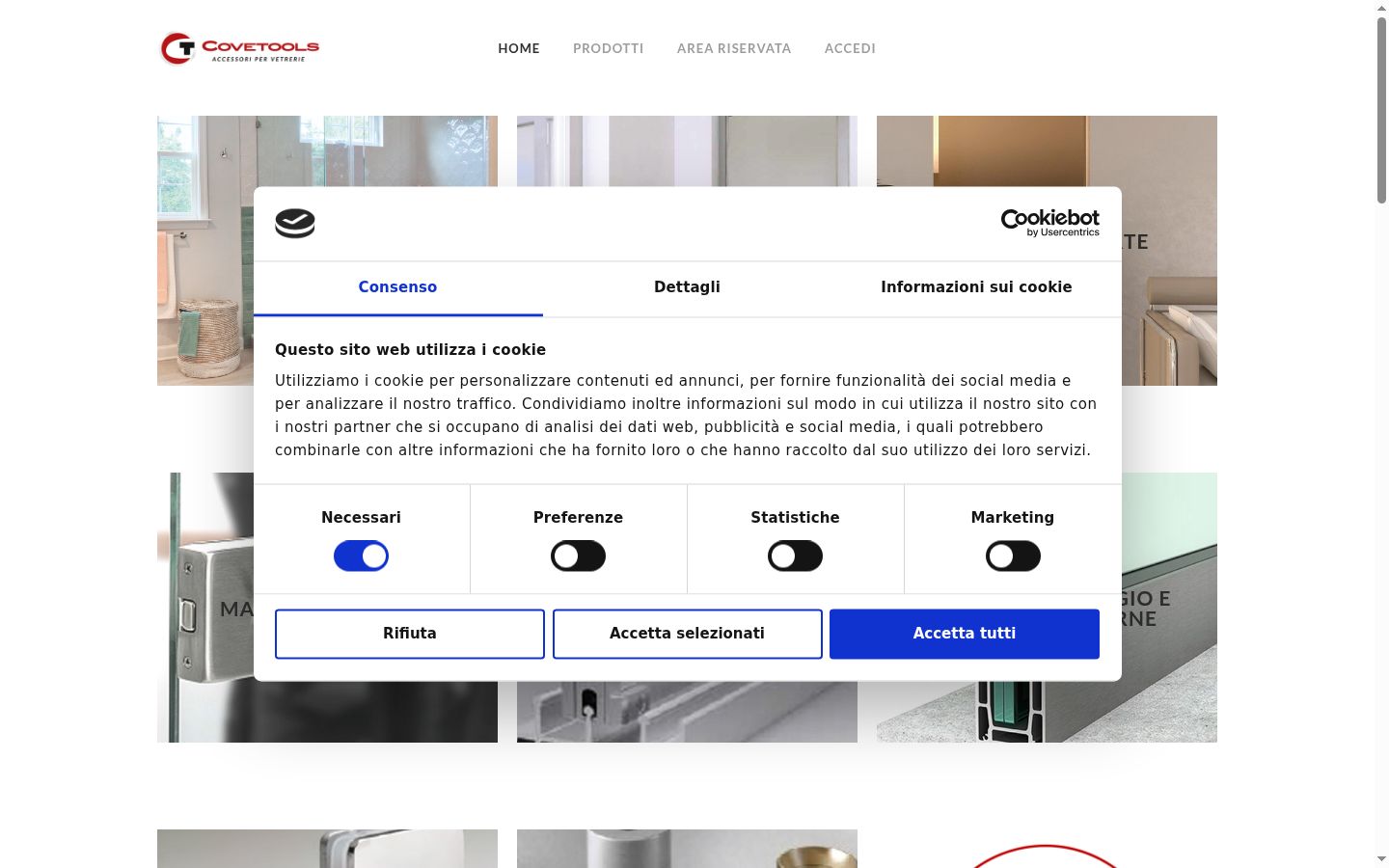 Zrzut ekranu banera zgody wyświetlanego przed jakąkolwiek interakcją