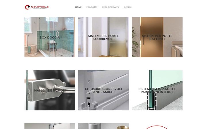 Posnetek zaslona covetools.it