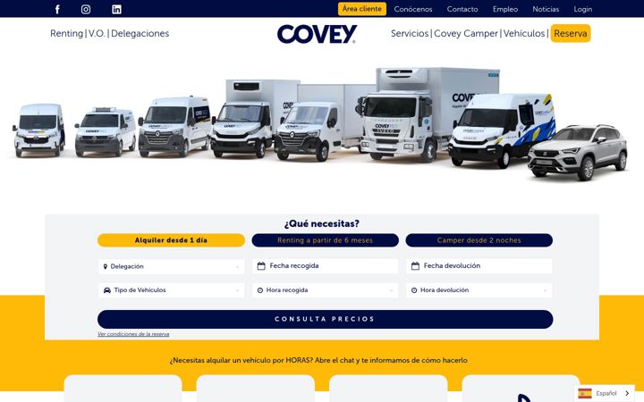 Screenshot of covey.es