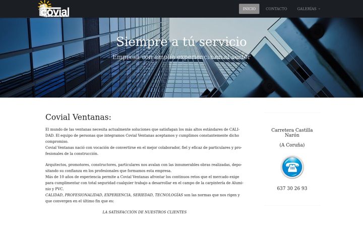 Screenshot of covialventanas.com