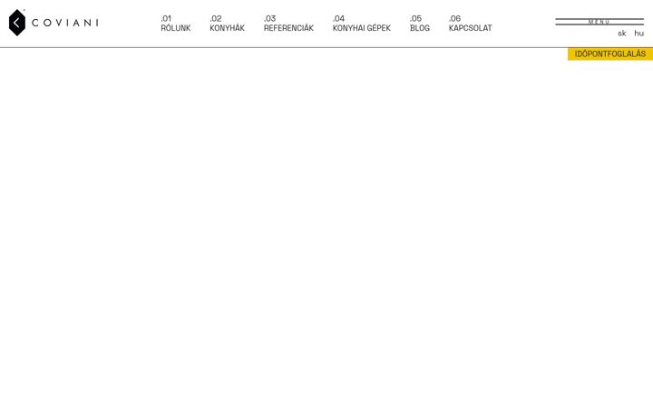 Screenshot von coviani.hu