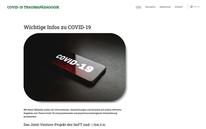 Screenshot of covid-19-traumapaedagogik.de
