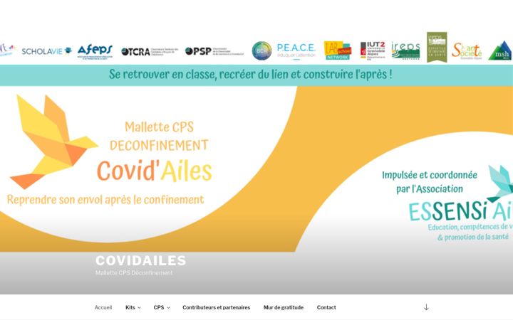 Screenshot of covidailes.fr