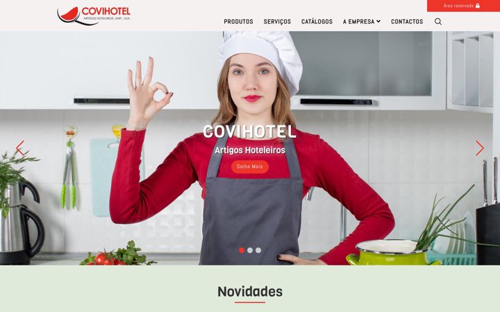 Screenshot van covihotel.pt