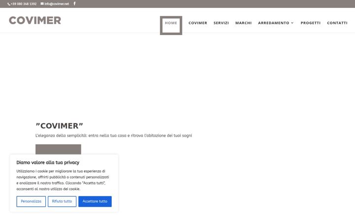 Screenshot of covimer.net