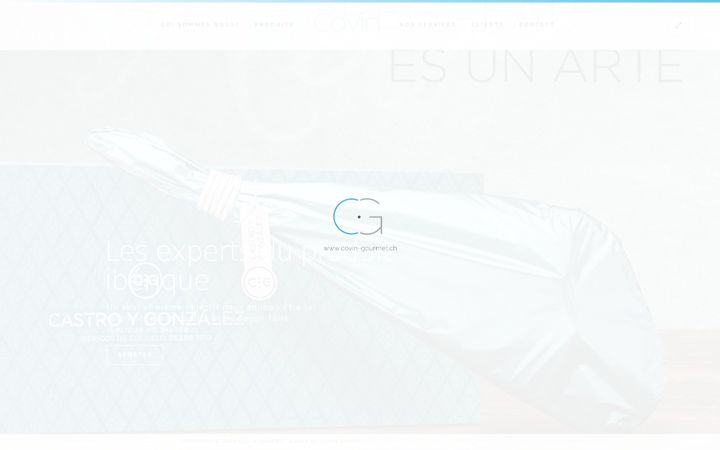 Screenshot of covin-gourmet.ch