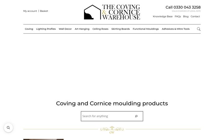 Ekrānuzņēmums no coving.co.uk