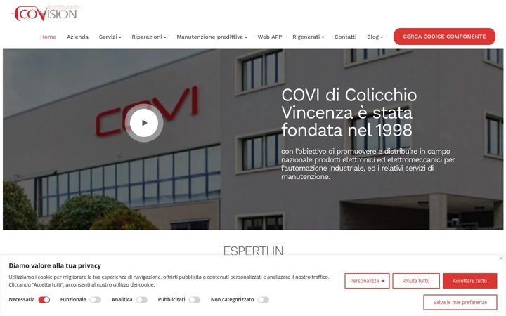Posnetek zaslona covision.it
