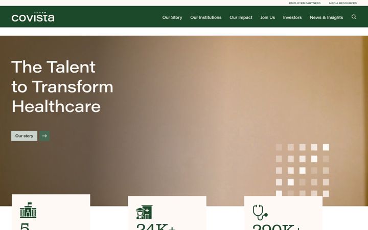 Screenshot of covista.com