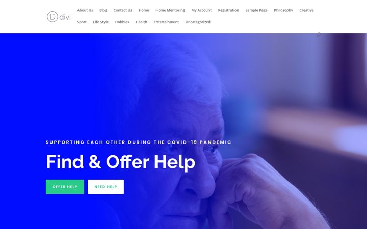 Screenshot of covolunteers.com