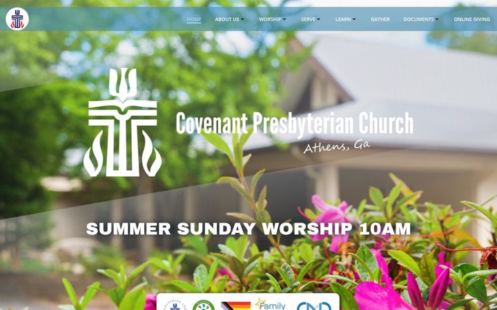 Screenshot of covpresathens.org