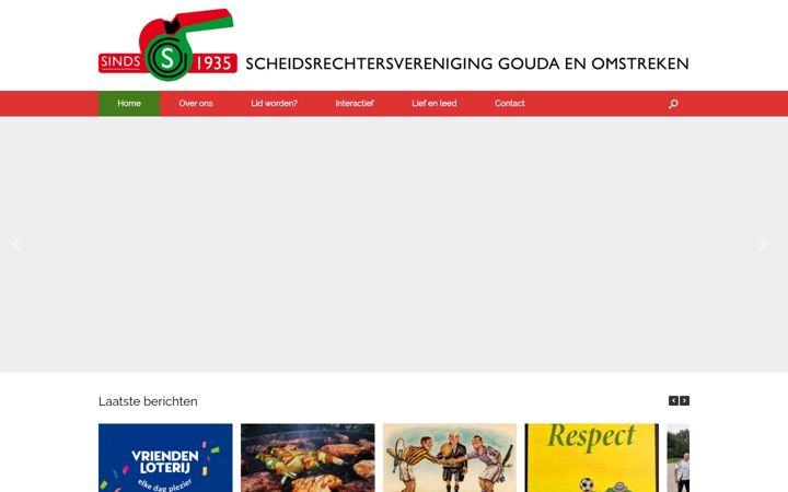 Screenshot of covsgouda.nl