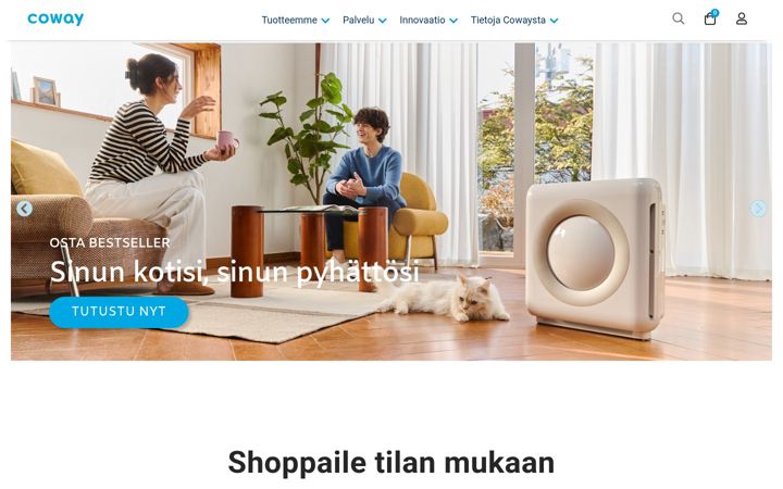 Screenshot di coway.fi