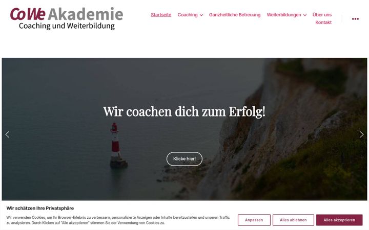 Screenshot of cowe-akademie.de