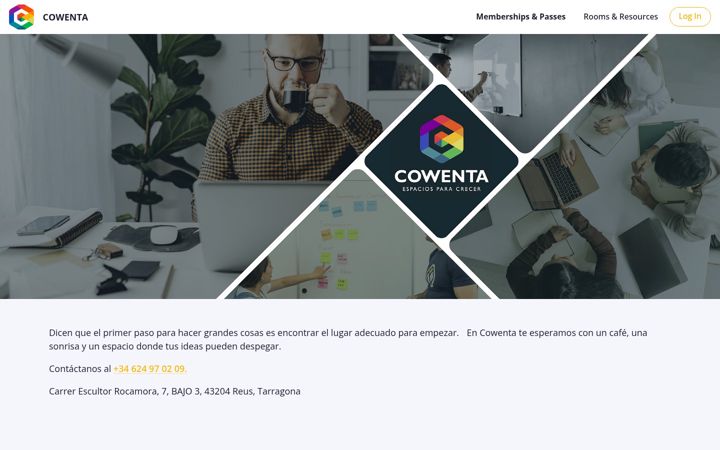 Screenshot of cowenta.com