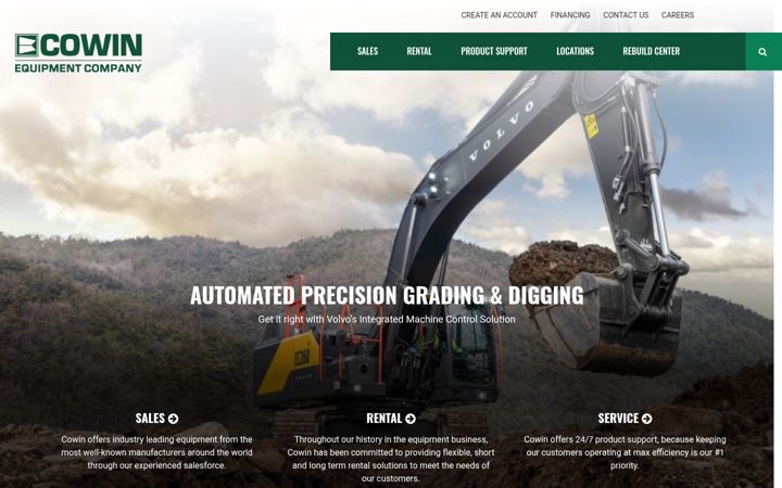 Screenshot of cowin.com