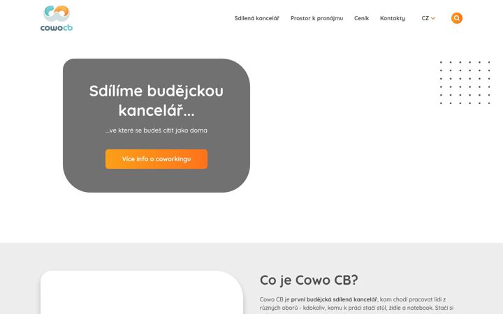 Skärmbild av cowocb.cz