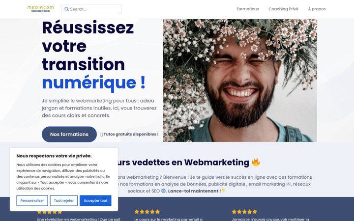 Screenshot of cowork-ing.fr