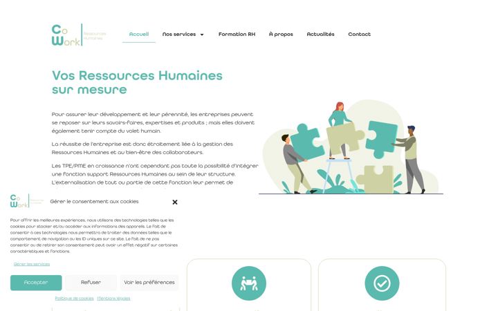 Skærmbillede af cowork-rh.fr