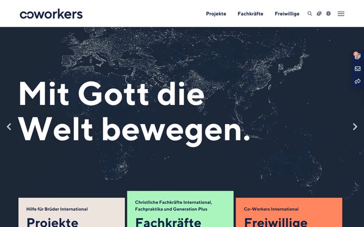 Screenshot of coworkers.de
