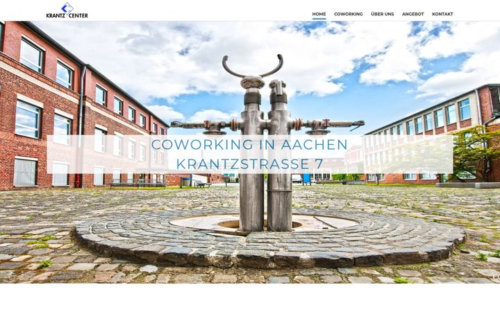 Screenshot of coworking-aachen.de