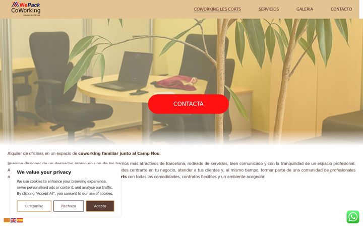 Screenshot of coworking-bcn.es