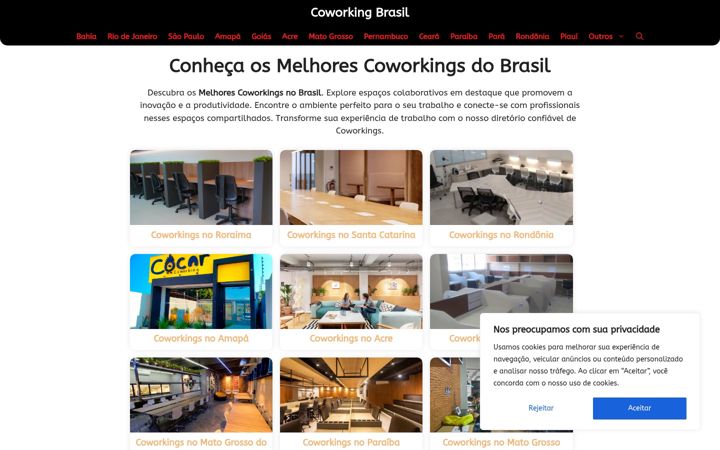 Screenshot of coworking-brasil.com