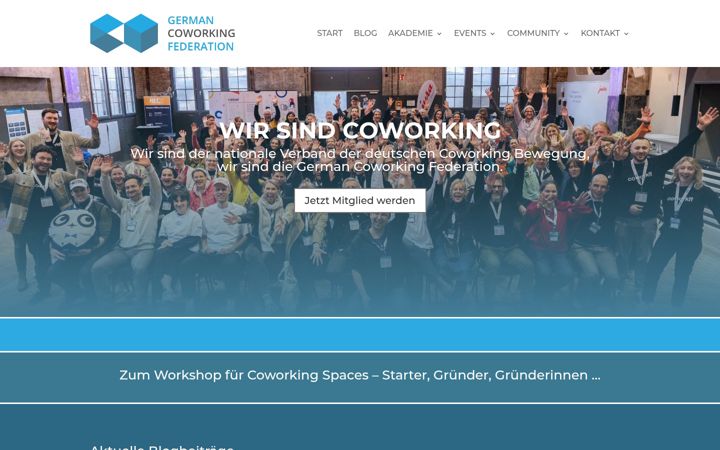 Képernyőkép: coworking-germany.org
