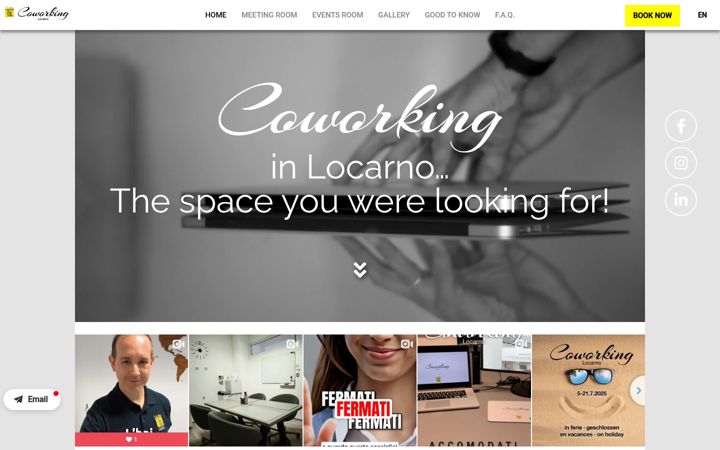 Screenshot of coworking-locarno.ch