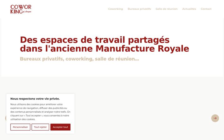 Screenshot of coworking-of-langon.fr