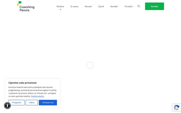 Screenshot του coworking-panora.hr