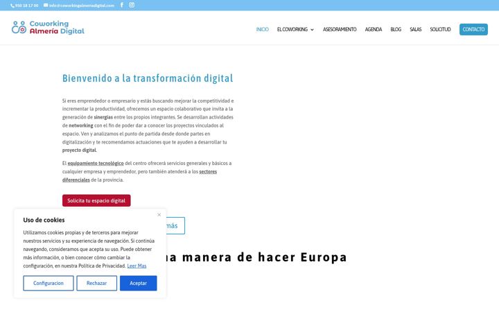 Screenshot of coworkingalmeriadigital.com