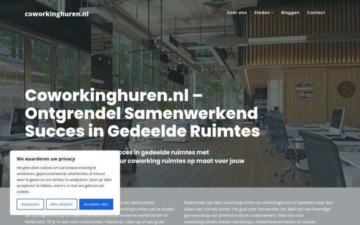 Screenshot of coworkinghuren.nl